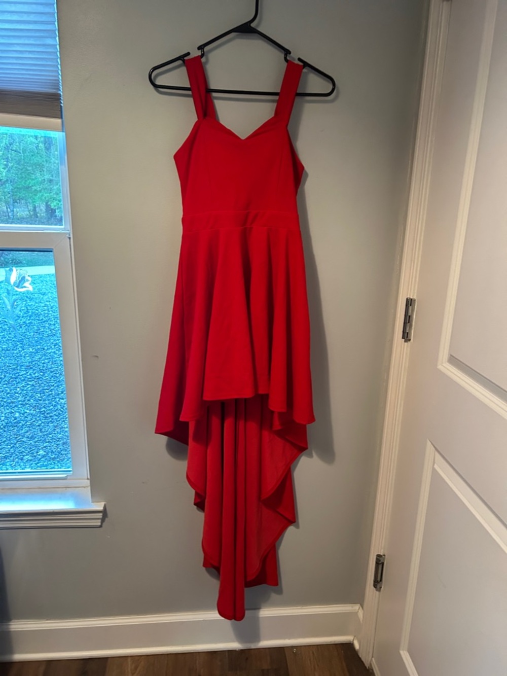 Windsor Red High-Low Prom Dress